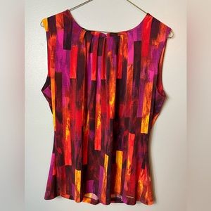 Colorful Blouse without sleeves